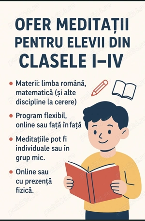 Meditații clasele I-IV