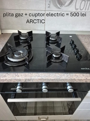 Vand plita pe gaz si cuptor electric