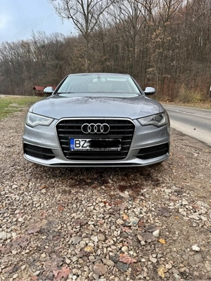 Audi A6 C7 S-line 2.0 TDI 119 mii km Camera Navi Piele - imagine 3