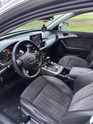 Audi A6 C7 S-line 2.0 TDI 119 mii km Camera Navi Piele - imagine 5