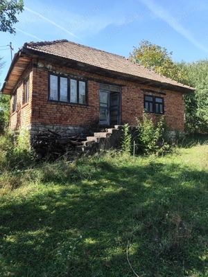 Casa batraneasca din caramida cu gradina la tara in sat Valisoara