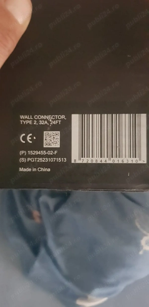incarcator tesla de perete type 2 32A/24ft