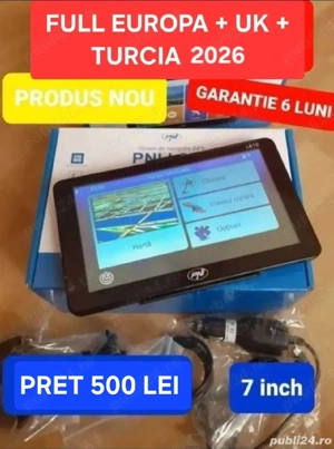 Gps 7 inch iGO camion autoturism autocar 2026 Full Europa Garantie - imagine 2