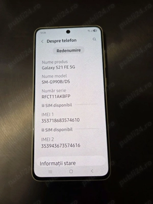 Samsung S21 FE 5G - imagine 3