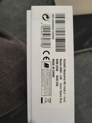 Vând Tableta Huawei Mediapad M5 lite (8.0 inch) ca si noua - imagine 2