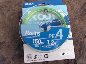 Fir Textil Gosen PE Roots X4 Light Green 150m 200m (0.132mm-0.242mm),fabricat in Japonia,pt.spinning - imagine 4
