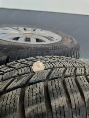 Set cauciucuri+jante de iarna 16" Continental TS870P, Hyundai Tucson, rulate 2000km - imagine 2