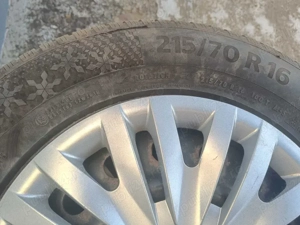 Set cauciucuri+jante de iarna 16" Continental TS870P, Hyundai Tucson, rulate 2000km - imagine 5