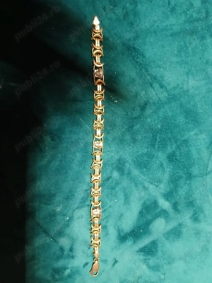 vând brățară și ghiuluri de aur de14 karate fără defecte versacee 