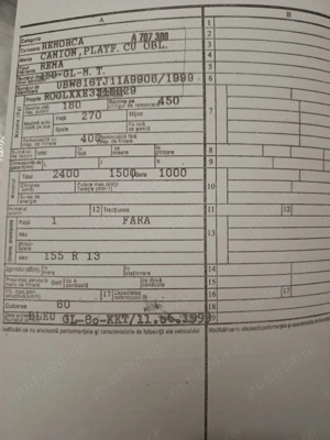 Remorca auto categoria B, construită și omologata individual - imagine 6