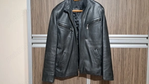 Geaca Piele naturala Barbateasca - Neagra