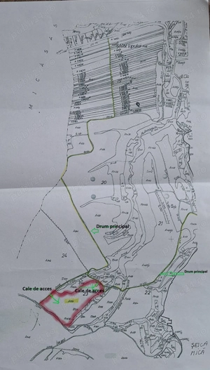 Vând teren arabil 4.99ha Șeica Mică, județul Sibiu