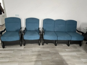 Set Roma, canapea cu două fotolii