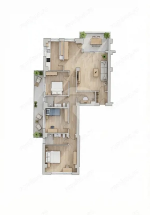 Apartament cu 4 camere, vedere către Pădurea Băneasa, zona Erou Iancu Nicolae