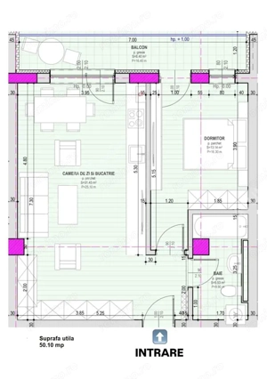 Apartament cu 2 camere finisat la cheie etaj 1 zona Brana din Selimbar - imagine 4
