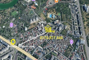 PROPRIETAR. LUX ap.2c=90mp Oraselul Copiilor Metrou Parc;Et.1 Mobilat+ Boxa Garaj subsol. An2008