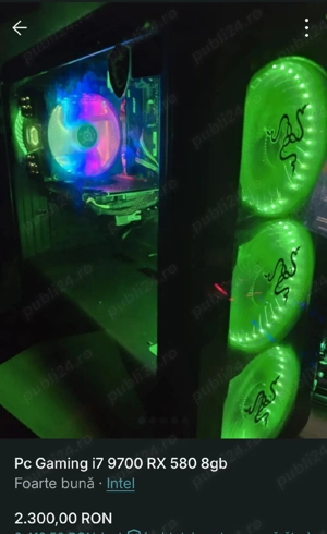 Pc Gaming i5 9600k   Rx 580 8Gb 