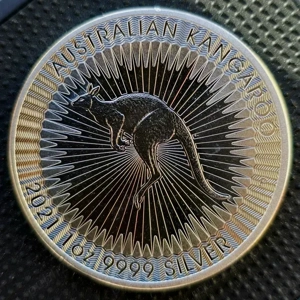Moneda Argint 1 oz puritate 999 Australian Cangaroo - imagine 4