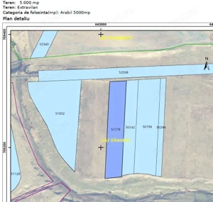 Terenuri agricole Dangeni   Vlasinesti judetul Botosani - imagine 9