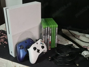 Xbo One S cu Jocuri+ 2 Controllere 