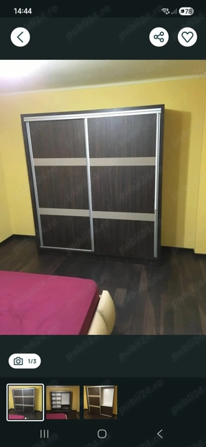 Dressing dulap 2 usi wenge maro