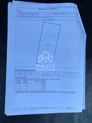 Teren Intravilan 601 mp| toate utilitățile | zona Partos  - imagine 2