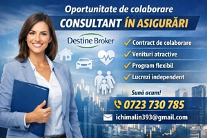 Oportunitate de colaborare   Consultant în asigurări | Destine Broker