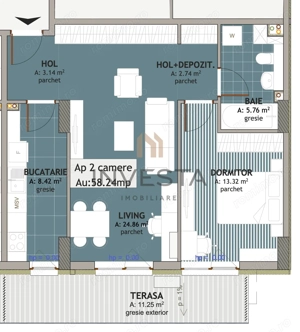 Apartament cu 2 camere in Iris - Ansamblu Exclusivist, imobil nZEB - imagine 6