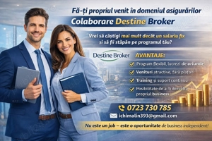 Fă-ți propriul venit în domeniul asigurărilor   Colaborare Destine Broker