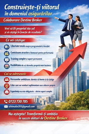 Construiește-ți viitorul în domeniul asigurărilor   Colaborare Destine Broker