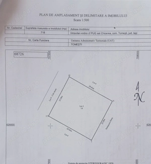 Teren intravilan Chicerea (Tomesti) - imagine 2