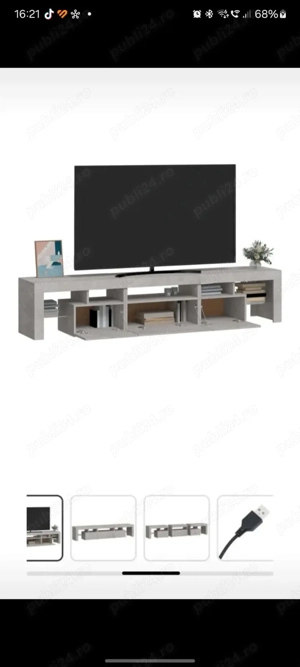 Mobila TV din pal cu led