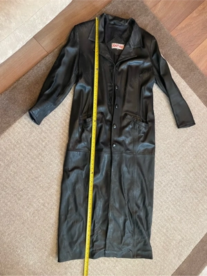 Haina lunga, piele naturală. - imagine 3