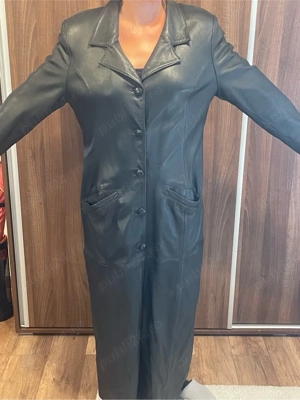 Haina lunga, piele naturală.