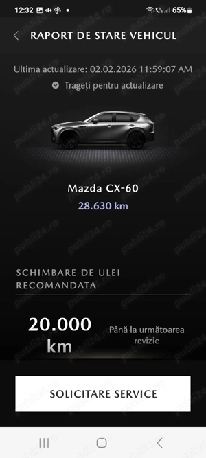 Mazda cx60 2,5L E-SKAIACTIV phev 327 cp Awd  Homura - imagine 8
