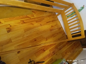 De vânzare Pat supraetajat lemn masiv - imagine 3