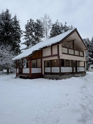 Cabana la Toplita la 700 m de baza partiei de ski