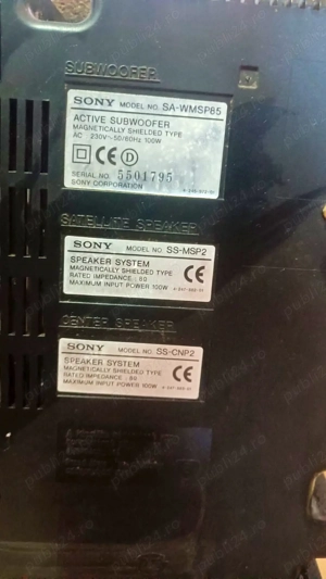 De vânzare HP monitor subwoofer și amplificator audio  - imagine 2