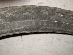 Roata bicicleta (cauciuc + cerc complet, cu spite si butuc)