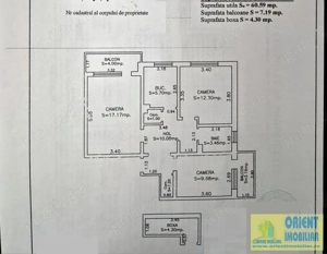 Inel 2, decomandat, 3 camere, mobilat, vanzari Constanta - imagine 16