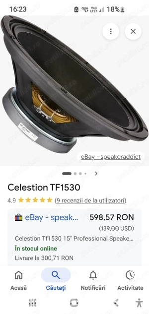 Boxă Celestion CR- 153 - imagine 4