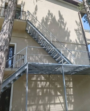 scări zincate metalice și trepte  - imagine 3