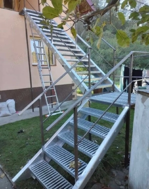 scări zincate metalice și trepte  - imagine 4