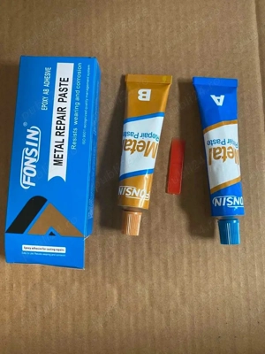 Adeziv Lipire Metale, Plastic-A+B,100g - imagine 2