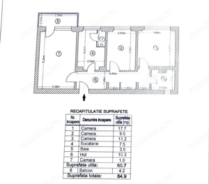 3 Camere - Romancierilor - Decomandat - imagine 9