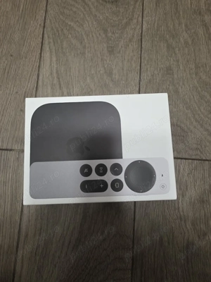 Mediaplayer Apple, 4K, 64GB, Wi-Fi, 4K Ultra HD, negru, 31x93x93mm