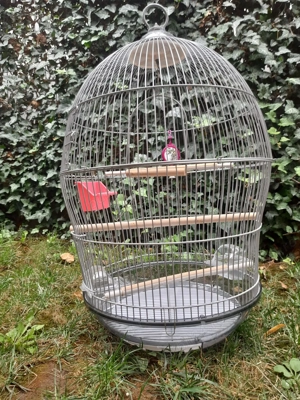 Colivie pentru pasari, Rotunda, Gri 47 x 70 cm 