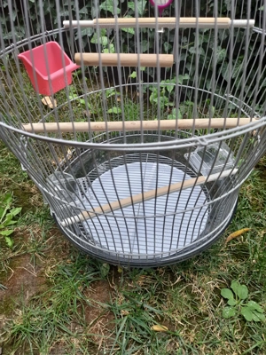 Colivie pentru pasari, Rotunda, Gri 47 x 70 cm  - imagine 2