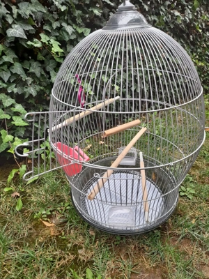 Colivie pentru pasari, Rotunda, Gri 47 x 70 cm  - imagine 3