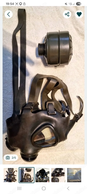 Vând mască de gaze și filtru amoniac !